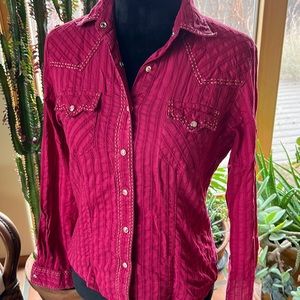 Cruel Girl Snap Western Shirt